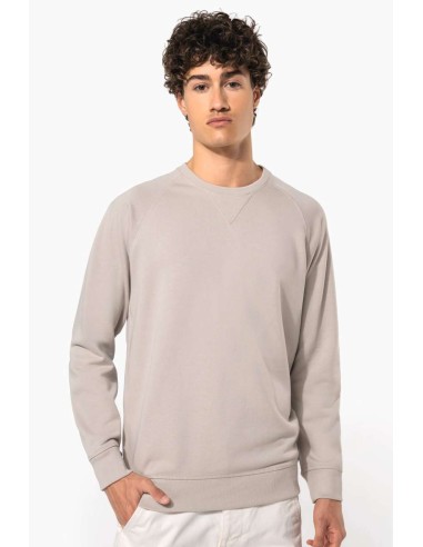 KAR-K480-MEN'S ORGANIC COTTON CREW NECK RAGLAN SLEEVE SWEATSHIRT